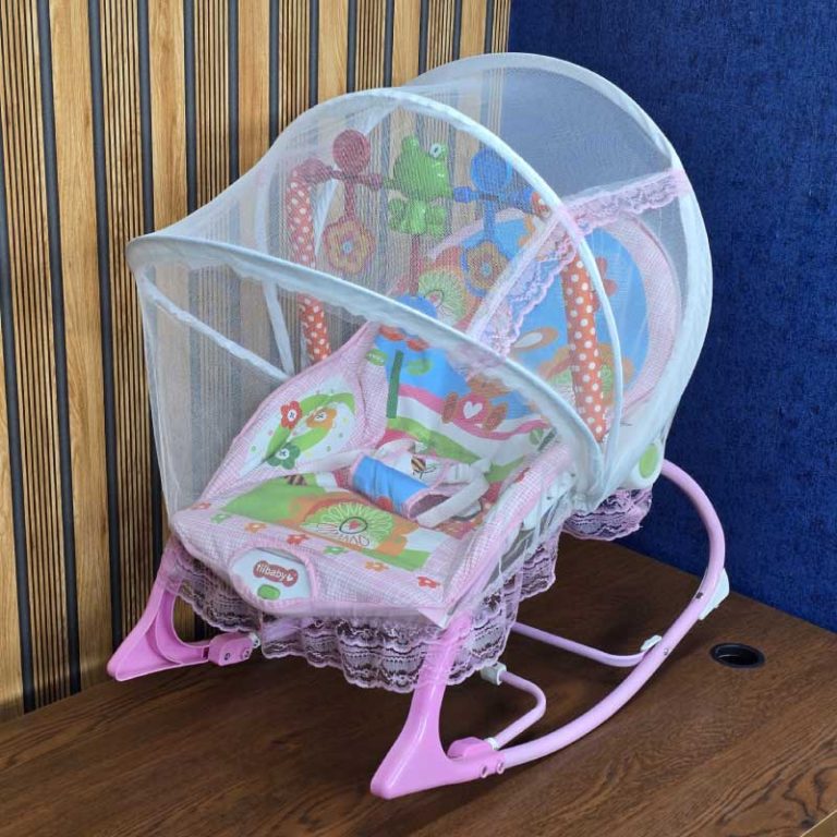 Baby Toddler Rocking Chair with Mosquito Net - Image 3