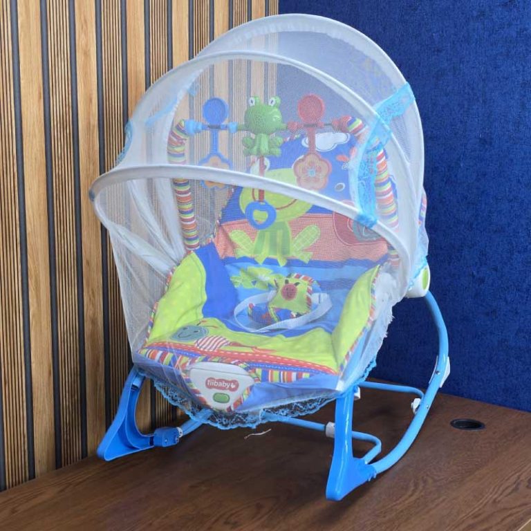 Baby Toddler Rocking Chair with Mosquito Net - Image 4